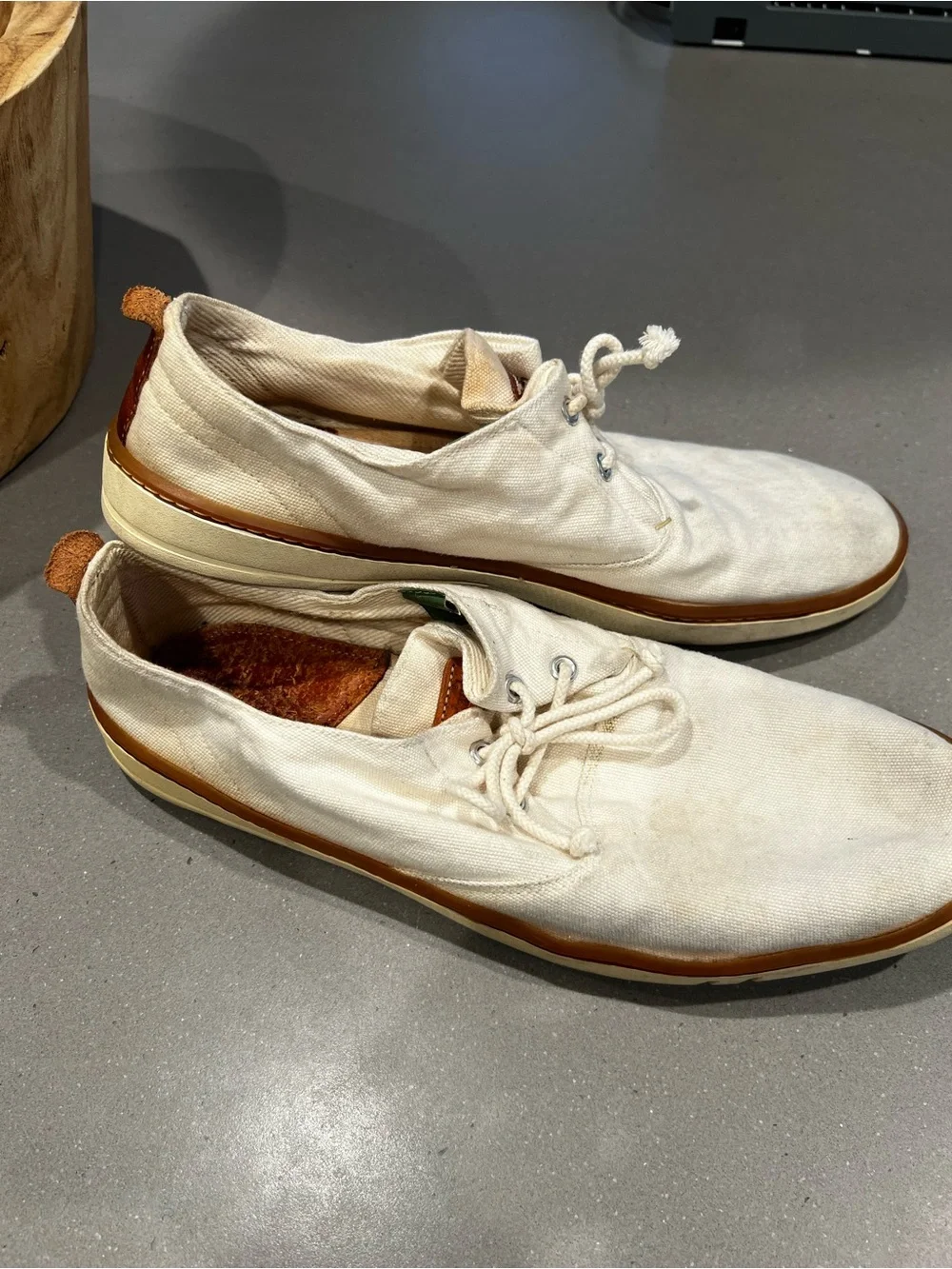 Men's Timberland Canvas Lace-Up Boat Shoes